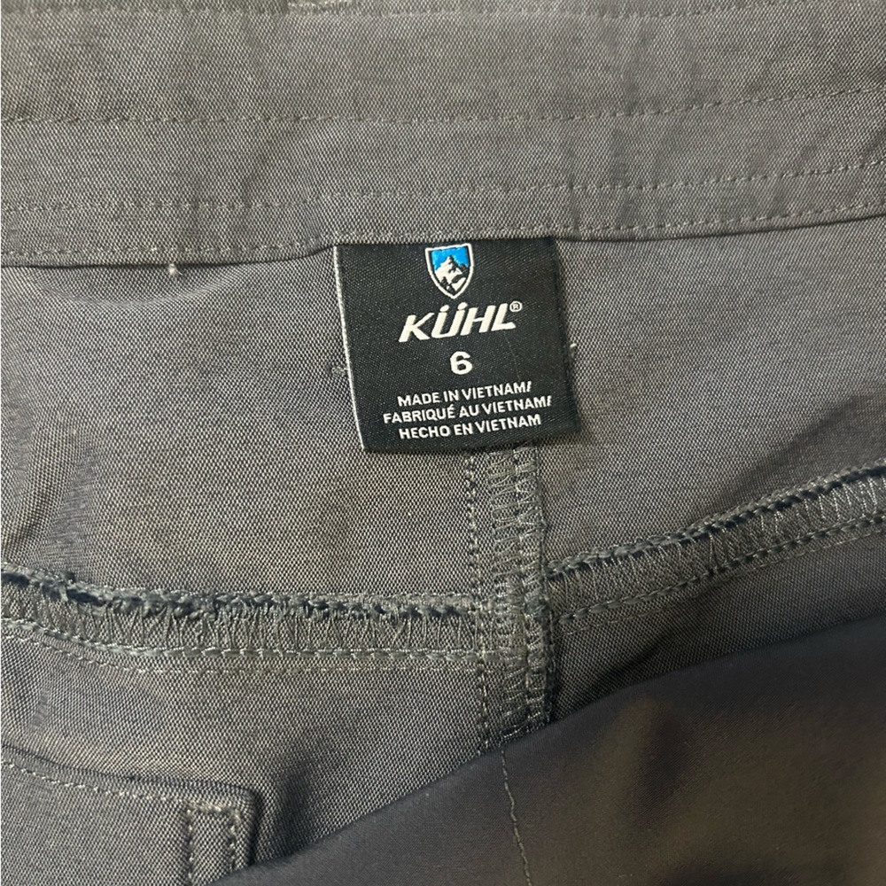 Kuhl Women’s Dark Gray Hiking Shorts - Picture 2 of 3
